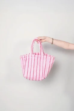 Bongusta Tas - Naram Handbag Small - Baby Pink & Ski Patrol
