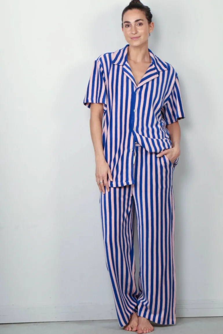 Bongusta Broek - Naram Pants - Dazzling Blue & Rose
