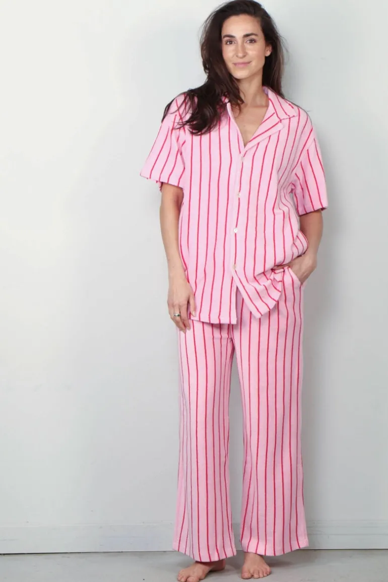 Bongusta Broek - Naram Pants - Baby Pink & Ski Patrol