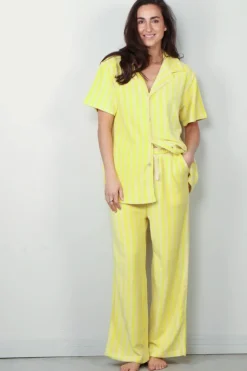 Bongusta Blouse - Naram Shirt - Pristine & Neon Yellow