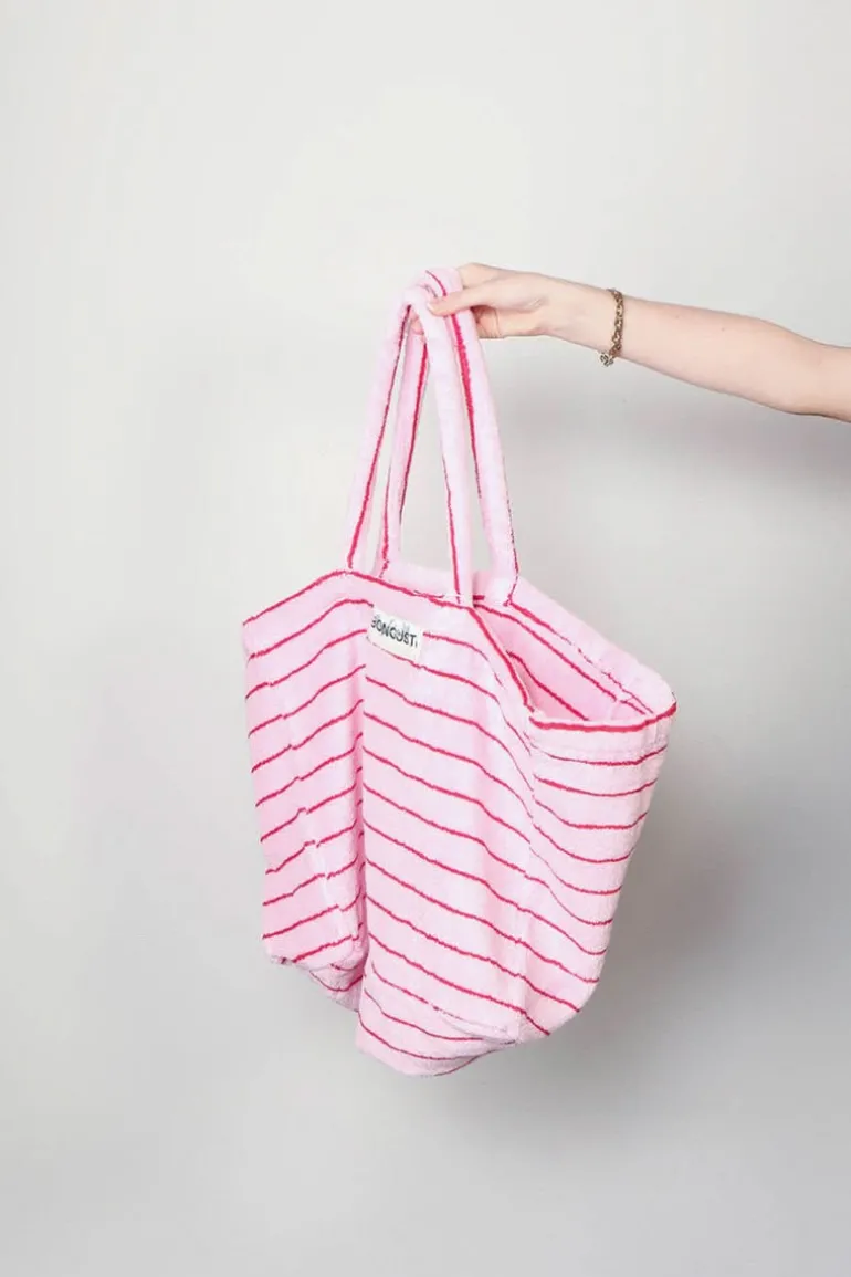 Bongusta Tas - Naram Weekend Bag - Baby Pink & Ski Patrol