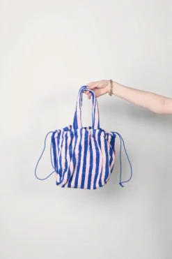 Bongusta Tas - Naram Handbag Small - Dazzling Blue & Rose