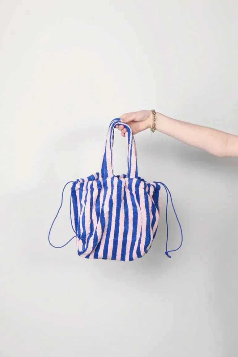 Bongusta Tas - Naram Handbag Small - Dazzling Blue & Rose