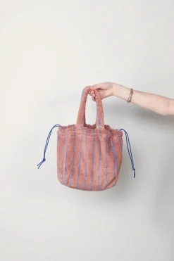Bongusta Tas - Naram Handbag Small - Camel & Ultramarine