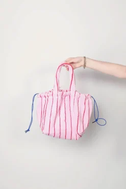 Bongusta Tas - Naram Handbag Small - Baby Pink & Ski Patrol