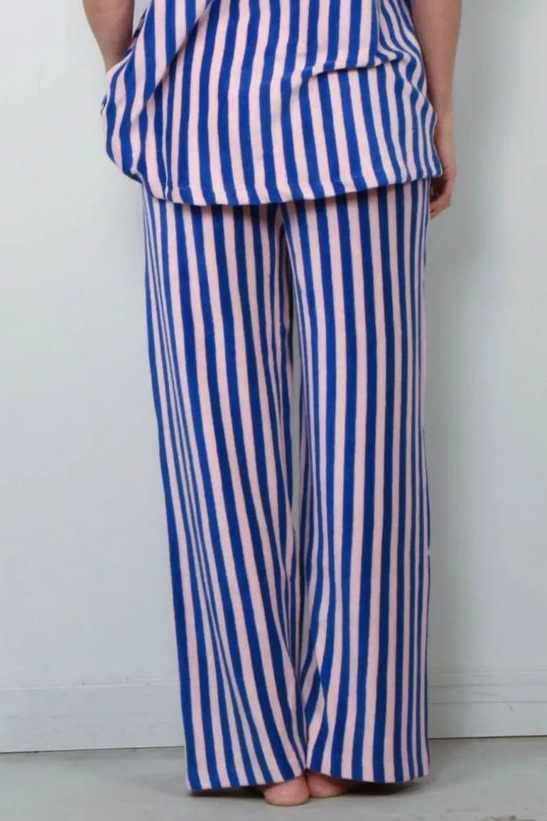 Bongusta Broek - Naram Pants - Dazzling Blue & Rose