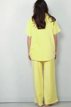 Bongusta Blouse - Naram Shirt - Pristine & Neon Yellow