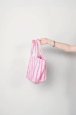 Bongusta Tas - Naram Handbag Small - Baby Pink & Ski Patrol