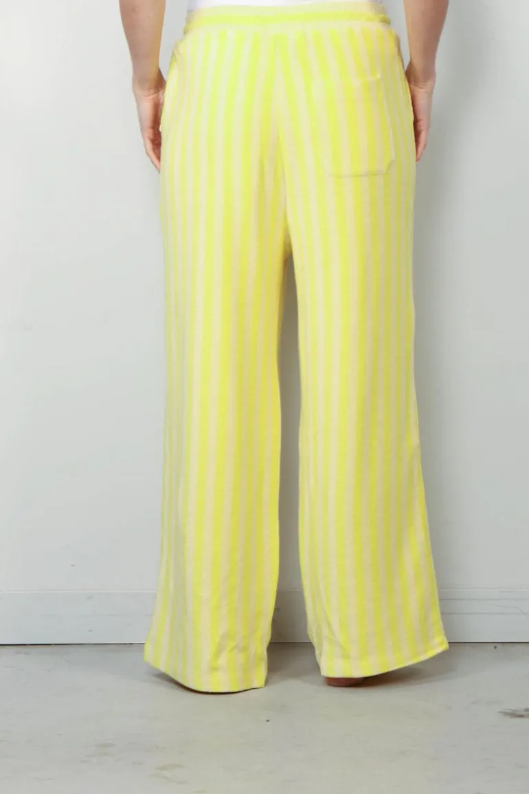 Bongusta Broek - Naram Pants - Pristine & Neon Yellow