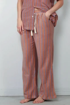 Bongusta Broek - Naram Pants - Camel & Ultramarine