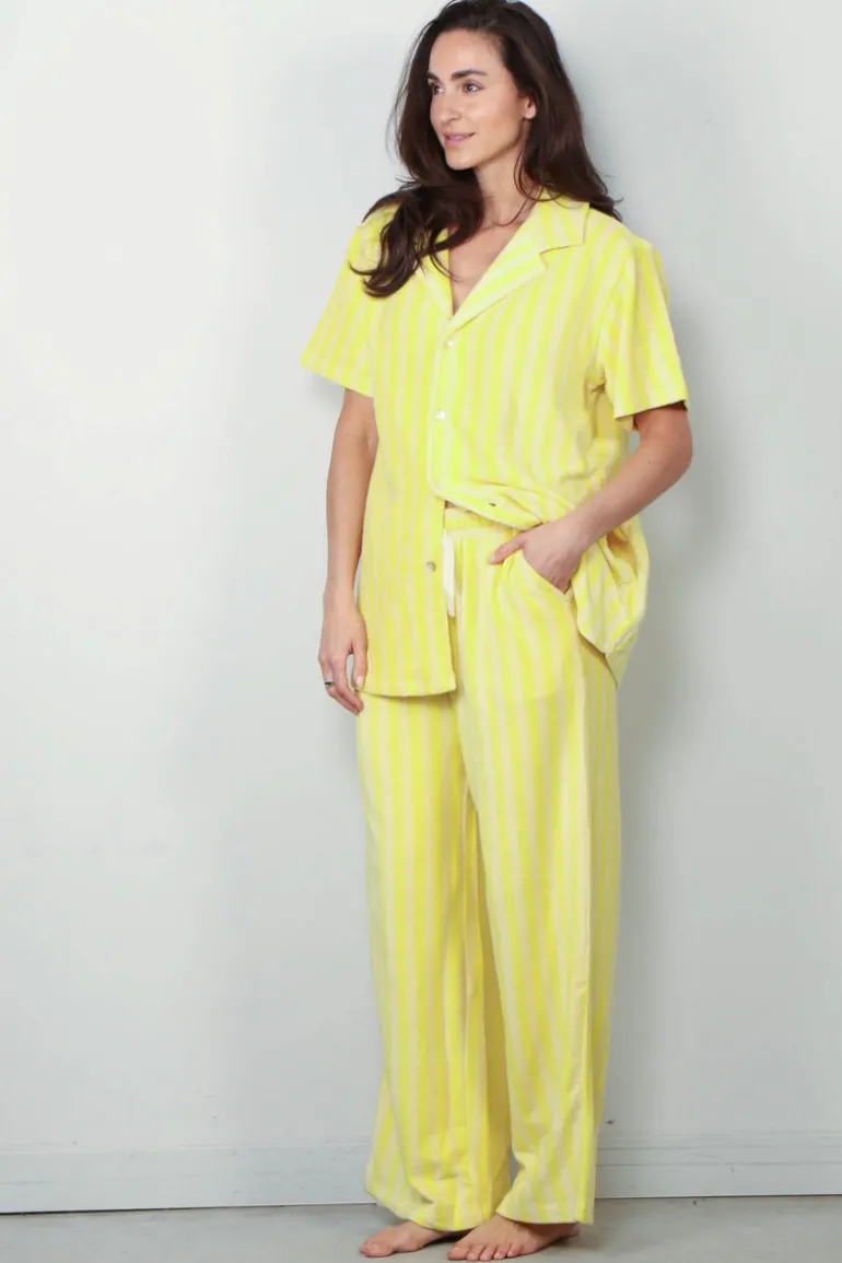 Bongusta Blouse - Naram Shirt - Pristine & Neon Yellow