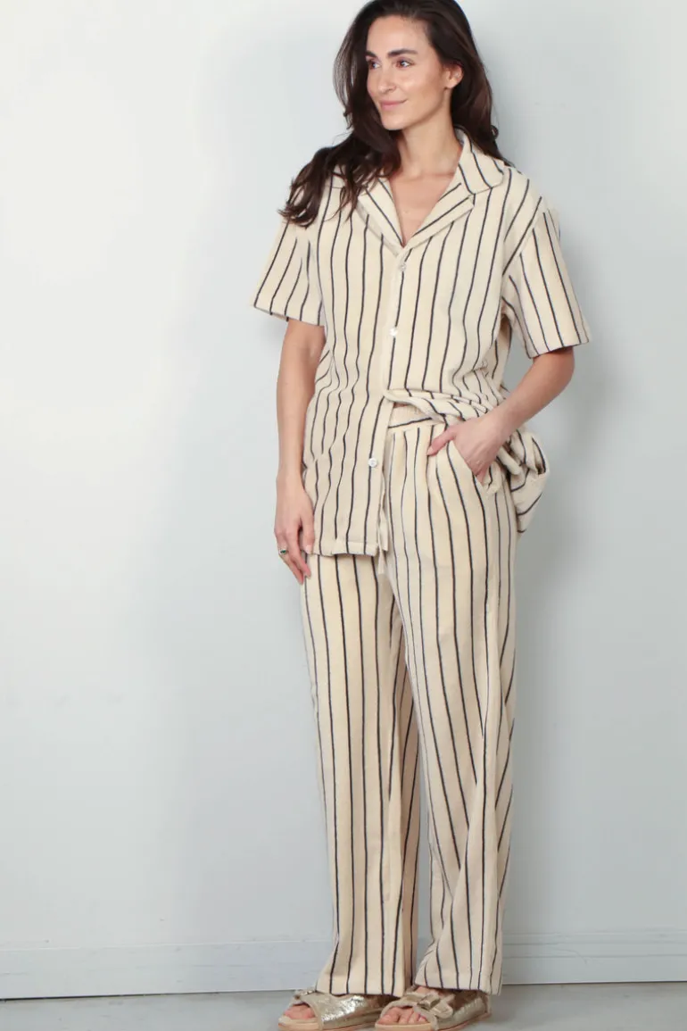 Bongusta Blouse - Naram Shirt - Crème & Ink