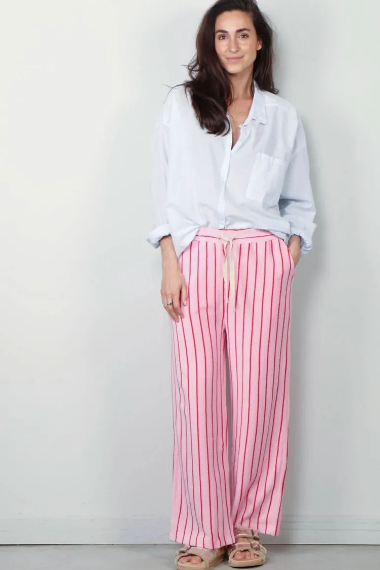 Bongusta Broek - Naram Pants - Baby Pink & Ski Patrol