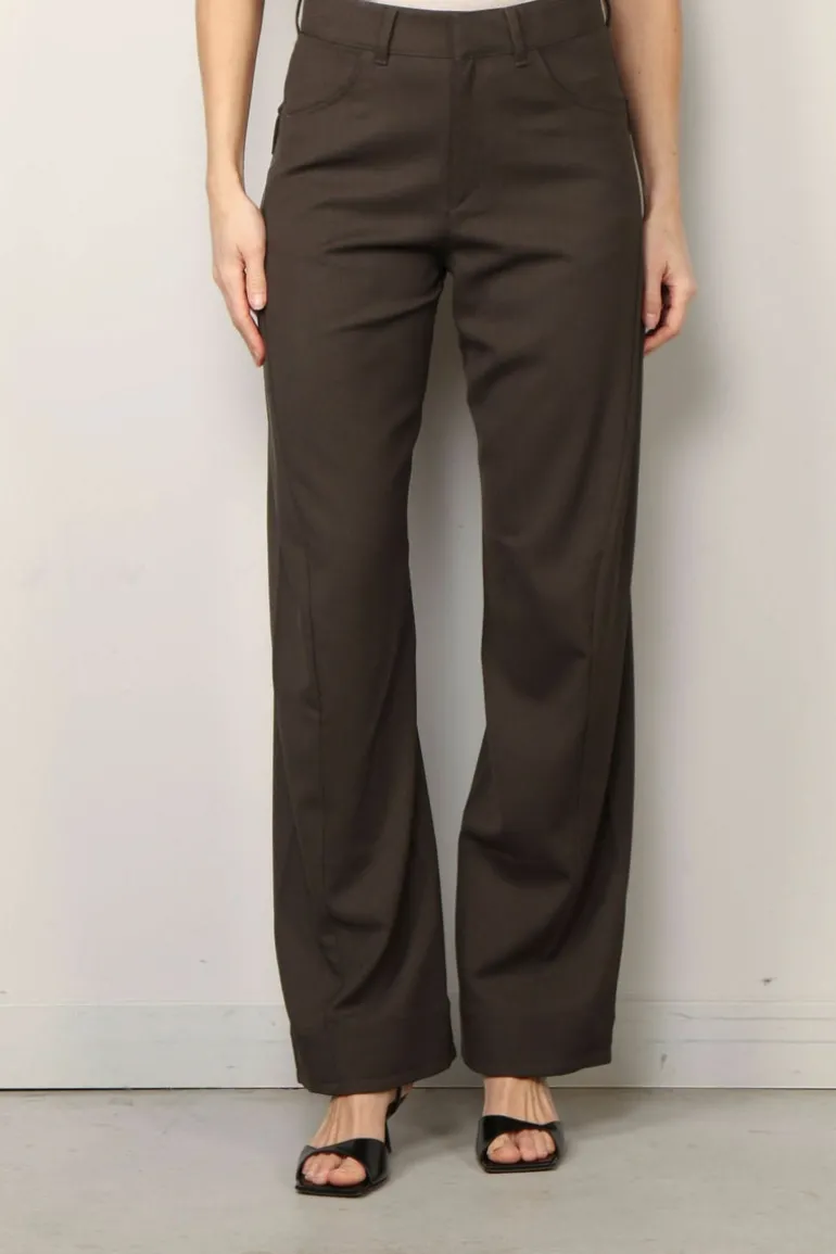 6397 Broek - Twisted Seam Pant - Olive
