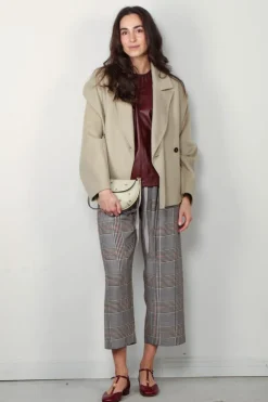 6397 Broek - Printed Pajama Pant - Houndstooth