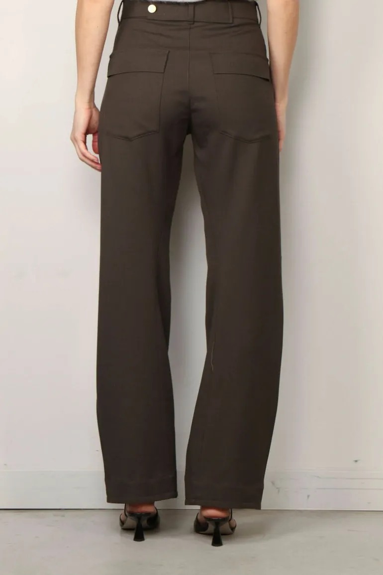 6397 Broek - Twisted Seam Pant - Olive