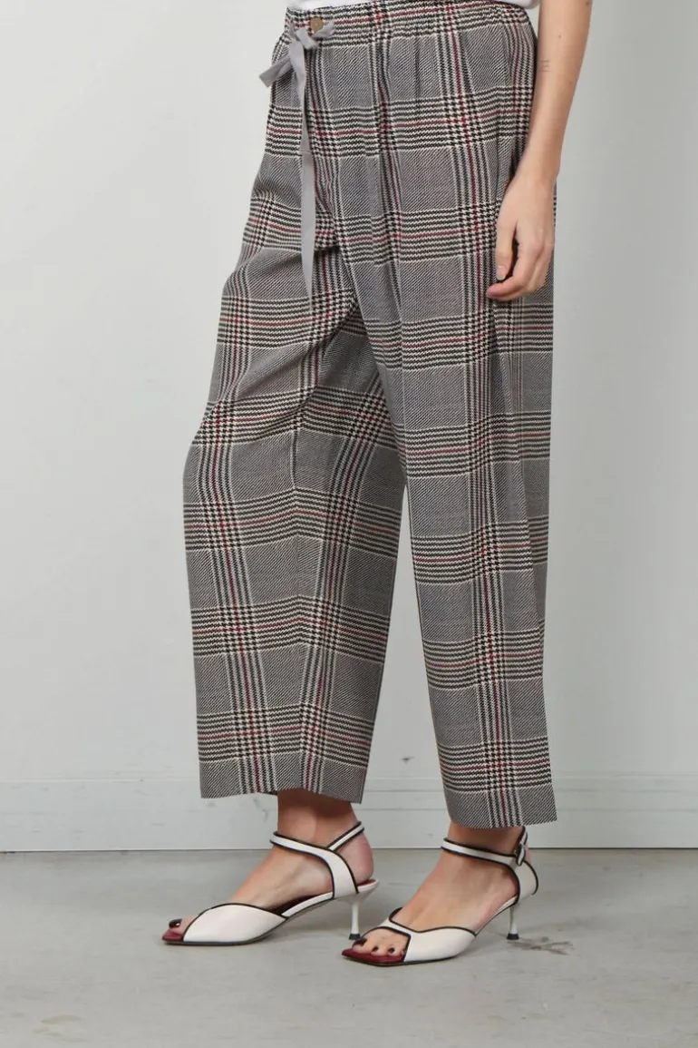 6397 Broek - Printed Pajama Pant - Houndstooth