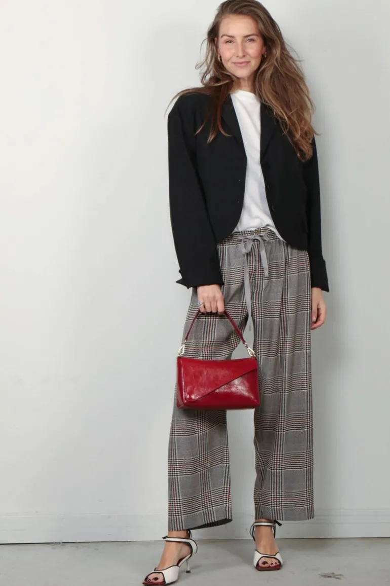 6397 Broek - Printed Pajama Pant - Houndstooth