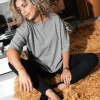 BYLOTTE Studios T-shirt - Hailey Tee - Grey Melange