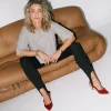 BYLOTTE Studios T-Shirt - Olsen Tee - Grey Melange