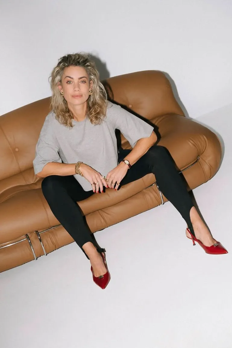 BYLOTTE Studios T-Shirt - Olsen Tee - Grey Melange