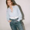 BYLOTTE Studios Blouse - Denise Shirt - Blue/White
