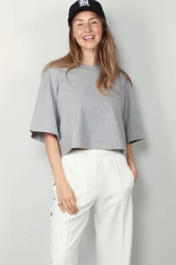 BYLOTTE Studios T-Shirt - Olsen Tee - Grey Melange