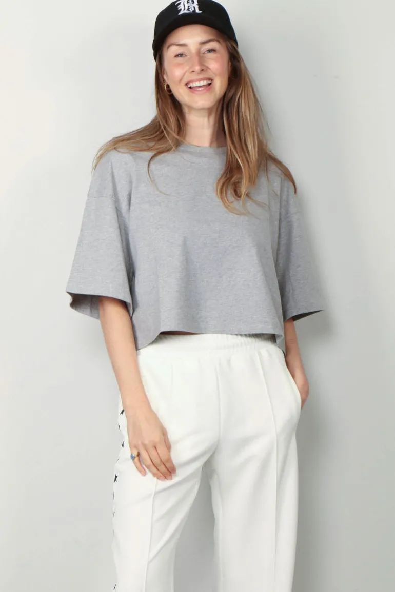 BYLOTTE Studios T-Shirt - Olsen Tee - Grey Melange