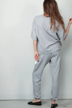 BYLOTTE Studios T-shirt - Hailey Tee - Grey Melange