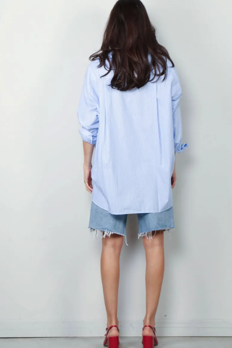 BYLOTTE Studios Blouse - Denise Shirt - Blue/White