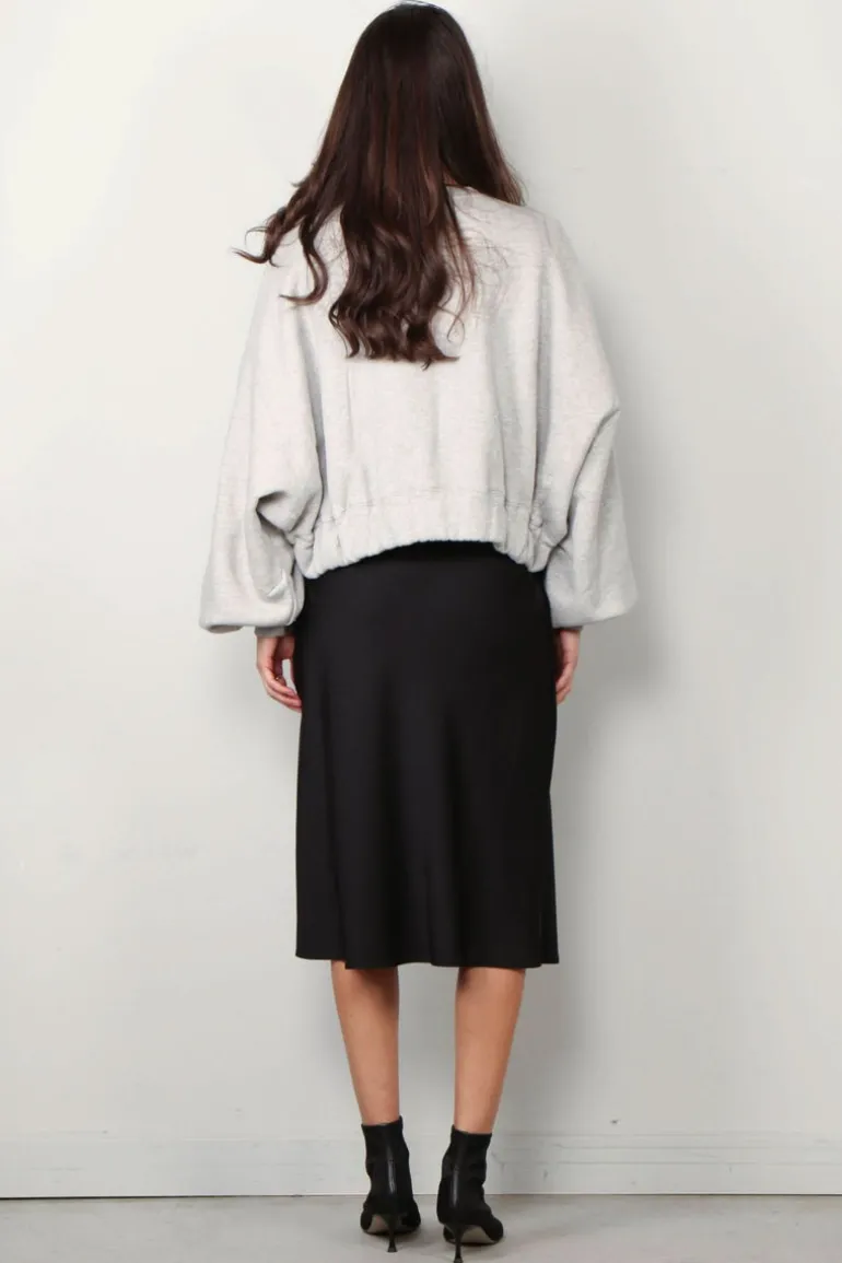 BYLOTTE Studios Sweater - Heidi Sweater - Grey Melange