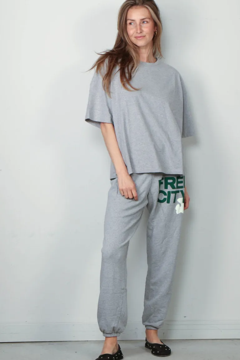 BYLOTTE Studios T-shirt - Hailey Tee - Grey Melange
