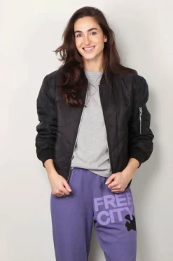 BYLOTTE Studios Bomber - Lucy Bomber - Black