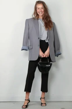 BYLOTTE Studios T-shirt - Hailey Tee - Grey Melange