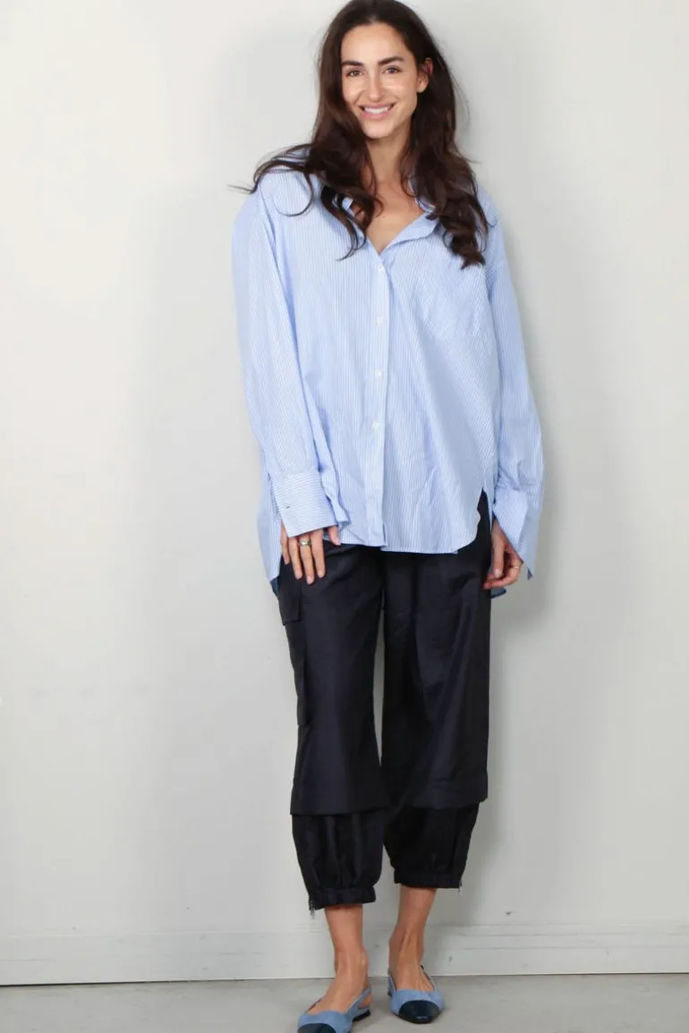 BYLOTTE Studios Blouse - Denise Shirt - Blue/White