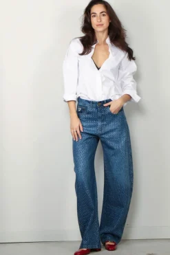 BYLOTTE X LOIS JEANS Jeans - Allure Rider - Sparkly Denim