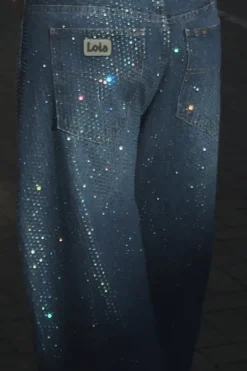 BYLOTTE X LOIS JEANS Jeans - Allure Rider - Sparkly Denim