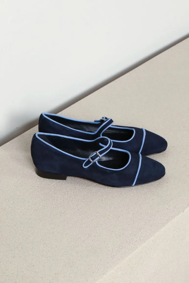 Carel Ballerina's - Chiara - Navy Blue