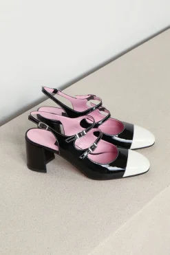 Carel Sandalen - Papaya - Black
