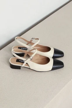 Carel Sandalen - Oceano - Beige & Black