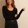 Citizens of Humanity top - Juni - black