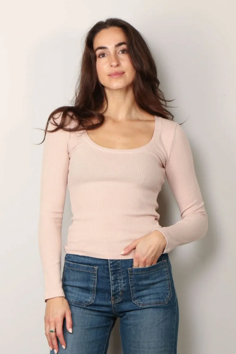 Citizens of Humanity top - Juni - rosewater