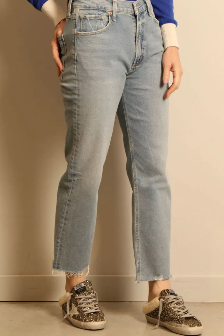 Citizens of Humanity jeans - Daphne crop - checkmate