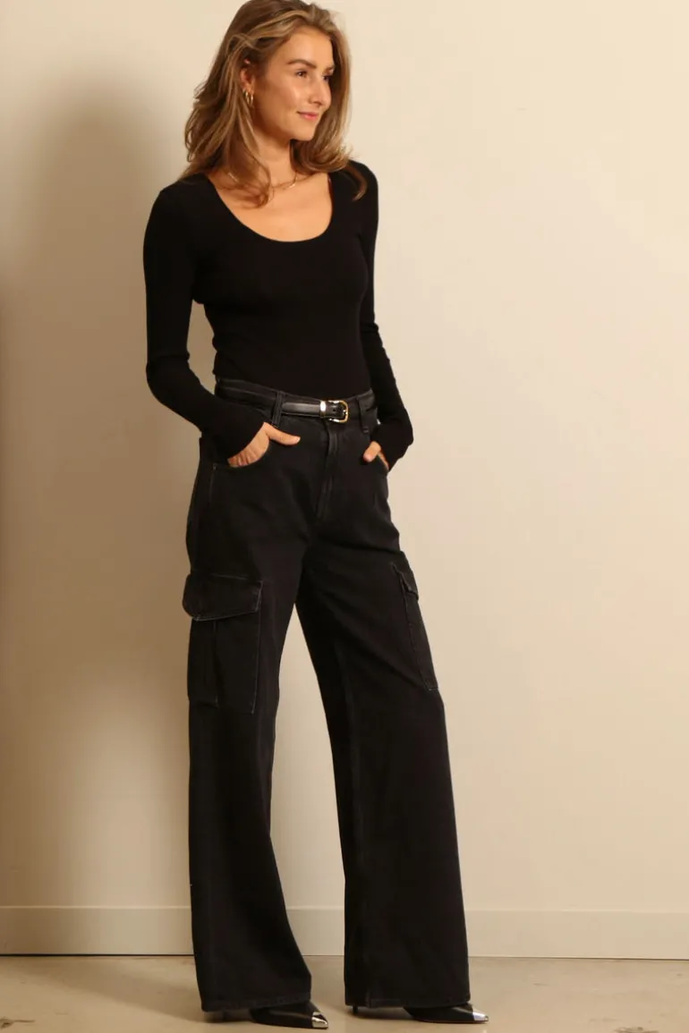 Citizens of Humanity top - Juni - black