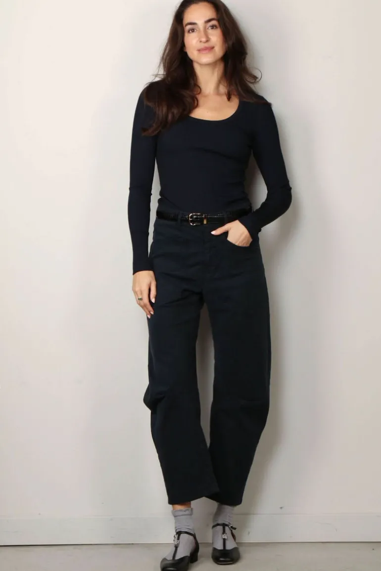 Citizens of Humanity Top - Rumi scoop neck - Navy
