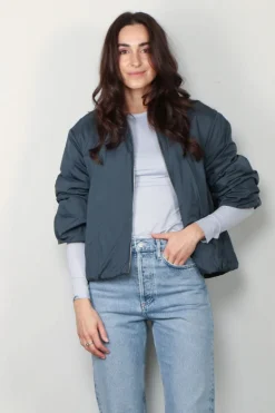 Closed Jasje - Padded Blouson - Graphite blue