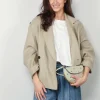 Closed Jasje - Cropped Pea Coat - Warm Sand