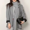 Closed Sjaal - C90808-94T-22 grey heather - Grijs