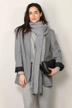 Closed Sjaal - C90808-94T-22 grey heather - Grijs
