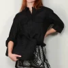 Closed Blouse - Utility Shirt - Black